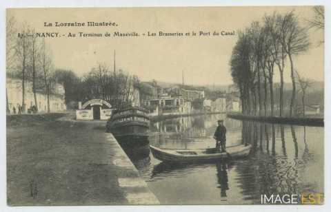 Brasserie et port du canal (Maxéville)